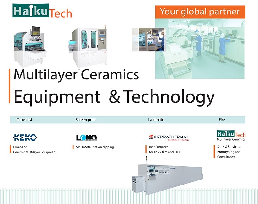 Haikutech Multilayer Ceramics Equipment and Technology